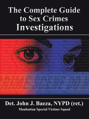 cover image of The Complete Guide to Sex Crimes Investigations